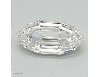 1.07 CARAT STEP CUT MARQUISE SHAPE DIAMOND E/VVS2 ...