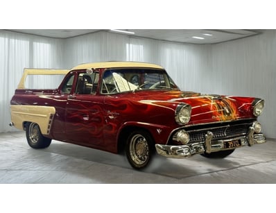 <b>1955 Ford Mainline Single Cab Utility - Maroon/...