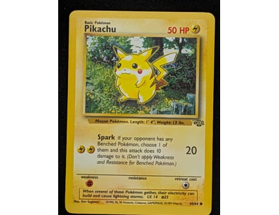 PIKACHU POKÉMON TRADING CARD - BASE SET #60/64

...