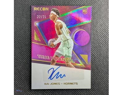 KAI JONES TRUE POTENTIAL ROOKIE SIGNATURES AUTOGRA...