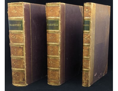 THREE VOLUME SHAKESPERE BOOK COLLECTION

Conditi...