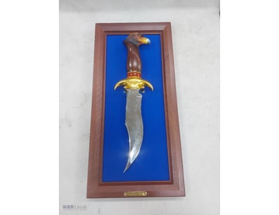 EAGLE KNIFE DISPLAY PIECE

Framed Decorative Knife...
