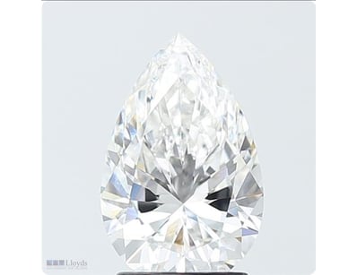 3.06 CT D/VVS2 IGI CERTIFIED PEAR CUT LAB GROWN DI...