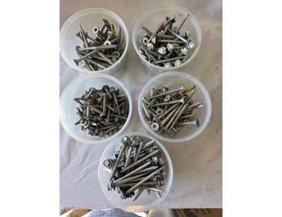 5 Different Variations Of Screws Type And Matirial...
