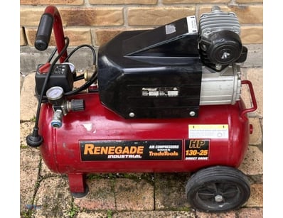 Renegade Air Compressor. 1 X Hp 130-25. 240V, 2Hp....
