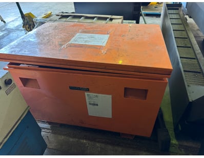 Site Tool Box, with contents of machine tooling an...