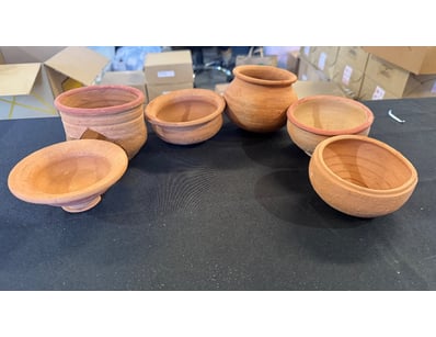 6 piece terracotta pot set

