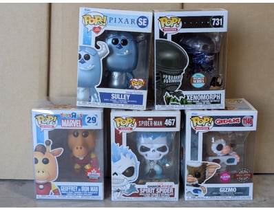 FUNKO POP! VINYL FIGURE COLLECTION - FIVE BOXED FI...