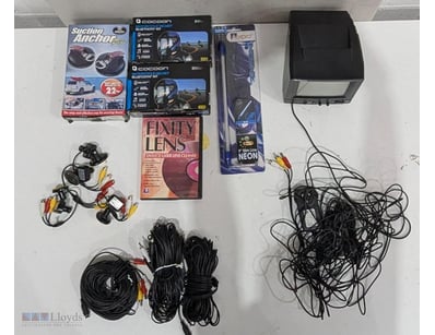 VINTAGE ELECTRONICS & AUTOMOTIVE ACCESSORIES BUNDL...
