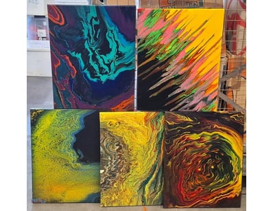 UNKNOWN ARTIST

Five Original Acrylic On Canvas

I...