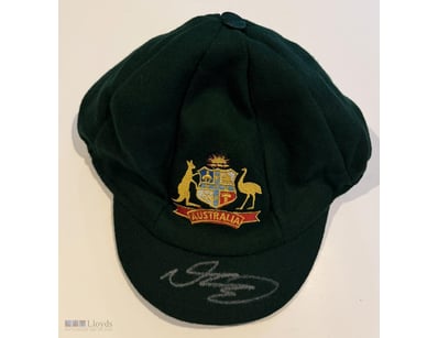 NATHAN LYON SIGNED REPLICA AUSTRALIA TEST CAP

A R...