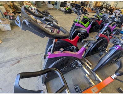 Purple Body Bike Supreme Spin Bike 

Description: ...