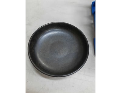 Bowls, black finish, diameter 23cm.

SOLD AS LOT....