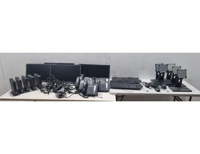 Office Equipment Lot, includes monitors,keyboards ...