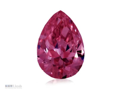 0.07CT AUSTRALIAN PEAR PINK ARGYLE ORIGIN DIAMOND ...
