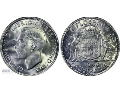 1944 AUSTRALIA SILVER FLORIN  UNCIRCULATED  



31...