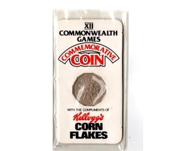 AUSTRALIA COMMONWEALTH GAMES COMMEMORATIVE 50C COI...