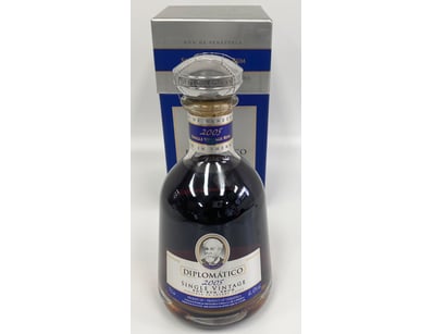 Diplomático Single Vintage 2005 Venezuelan rum, fi...