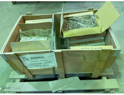 Unused Large QTY to crate. Industrial drag chain c...