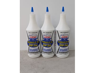 Hydraulic oil, Lucas oil products, booster and sto...