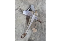 Vintage Galvanised Steel Boat Anchor -