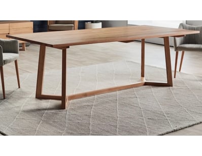 RRP: $1490, Tropea Dining Table, Solid Australian ...
