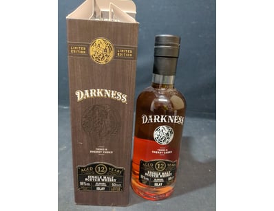 Darkness 12 Year Old Single Malt Scotch Whisky, Li...