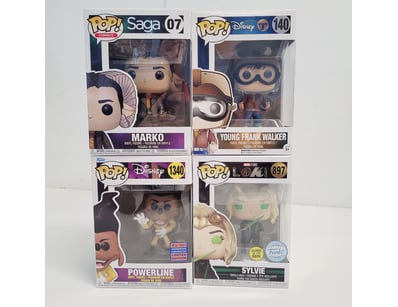 FUNKO POP! VINYL FIGURE COLLECTION - FOUR BOXED FI...