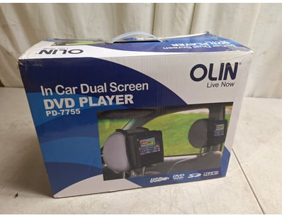 OLIN In-Car Dual Screen DVD Player Model PD-7755
...