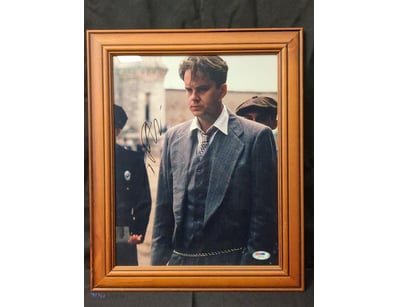 THIS FRAMED PHOTOGRAPH FEATURES ACTOR TIM ROBBINS ...