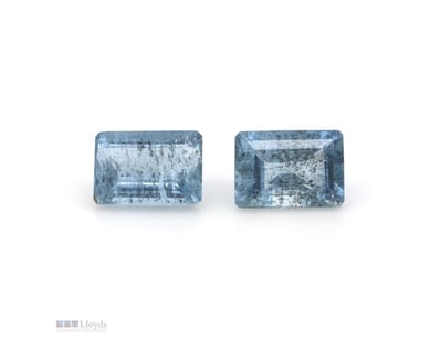 2.01CT TSW X 2, NATURAL BERYL AQUAMARINES     

Em...
