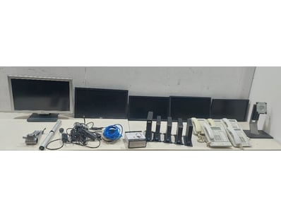 Office Equipment Lot, includes monitors,keyboards ...