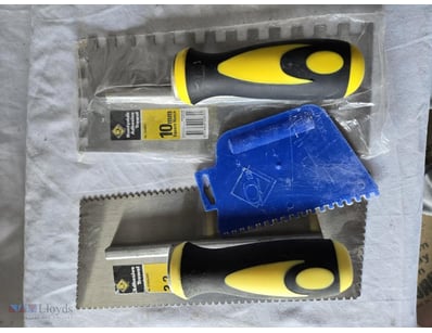 A Varitey Of Tiling Tools, 3 Pieces