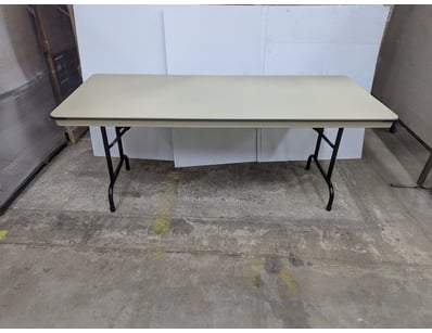 Trestle table, foldable legs

Note: condition ma...