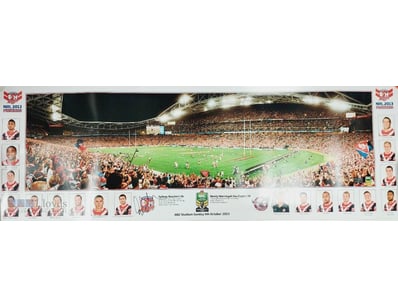 X2 PRINTS COMMEMORATES THE SYDNEY ROOSTERS WINNING...
