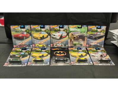 10X HOT WHEELS PREMIUM CARS INCLUDING PORSCHE 911 ...