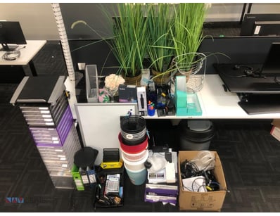 Assorted office supplies, sold as lot.
