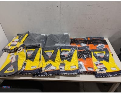 Bulk lot of Portwest safety workwear multiple hi-v...
