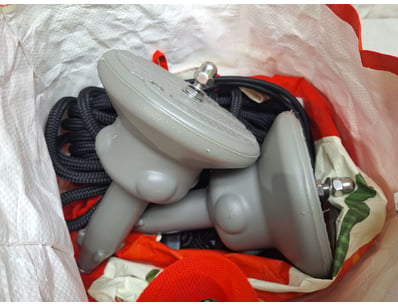Plastic Pins & Rope

SOLD AS LOT

