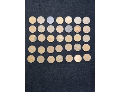 MIXED BRITISH AND US PENNY COLLECTION

A Substan...
