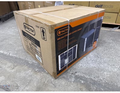 Tactix 600mm Storage Locker Cabinet, Steel Constru...