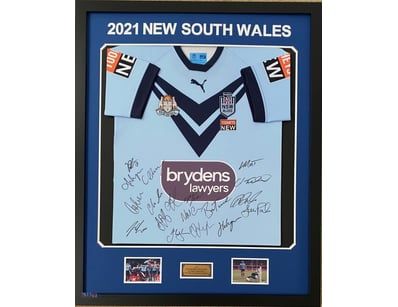 2021 NEW SOUTH WALES STATE OF ORIGIN PERSONALLY SI...