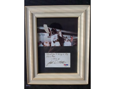 AUTOGRAPHED PHOTOGRAPH OF AL STRADA.

Item Size: H...