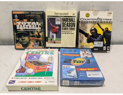 Retro computing and gaming collection comprising f...