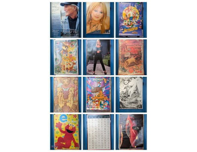 COLLECTION OF HOLLYWOOD POSTERS, INCLUDING HILARY ...