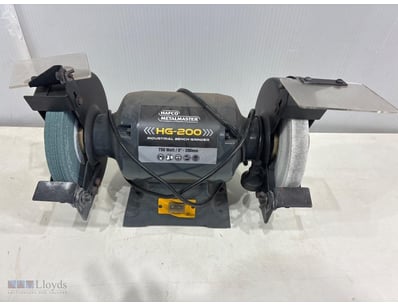 Hafco Metalmaster bench grinder 

Model: HG-200

S...