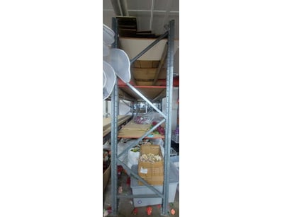 Industrial Racking ONLY

Note: All contents curren...