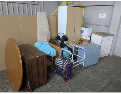 Homewares, including sewing cabinet with Singer se...