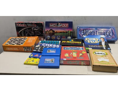 Extensive vintage board game collection featuring ...