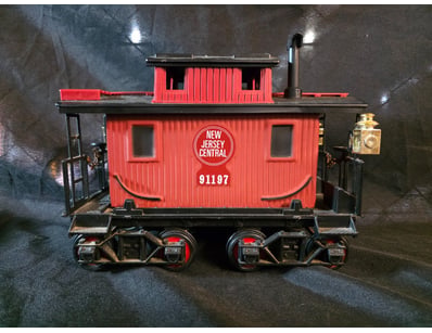 NEW JERSEY CENTRAL RAILROAD #91197 CABOOSE MODEL W...